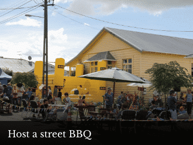 Host a street BBQ